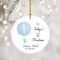 Hot Air Balloon Baby Boy Ornament