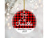 Buffalo Plaid Family Ornament