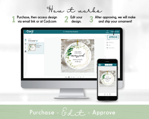 Eucalyptus Gold Frame Married