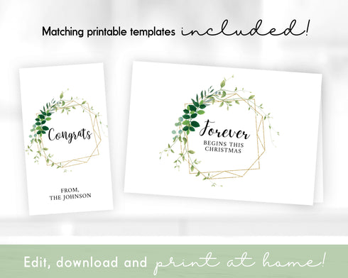 Eucalyptus Gold Frame Married