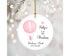 Hot Air Balloon Baby Boy Ornament