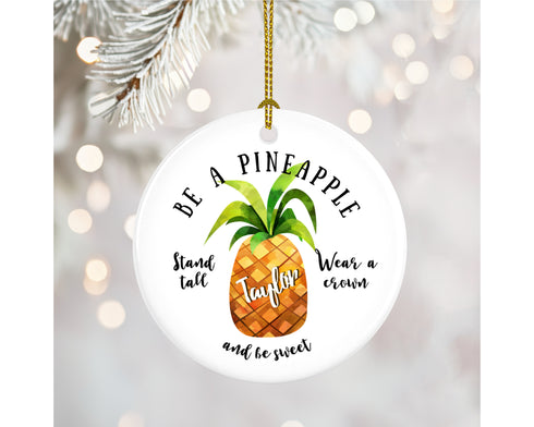 Buffalo Plaid Family Ornament