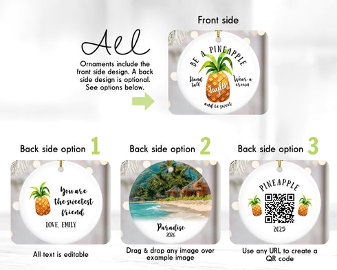 Buffalo Plaid Family Ornament