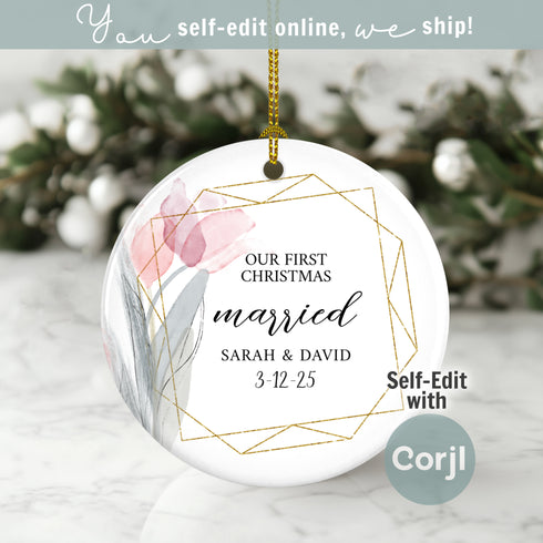 Floral Tulip Ornament